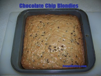 Chocolate Chip Blondies